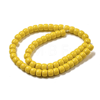 Opaque Glass Beads Strands GLAA-NH0002-B08-1
