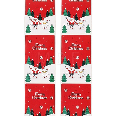 200Pcs Christmas Theme Paper Self-Adhesive Stickers DIY-M070-02T-1