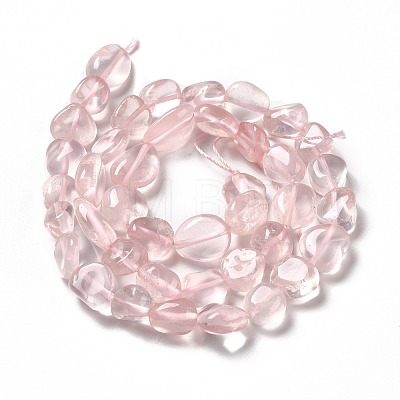 Natural Rose Quartz Beads Strands G-P138-12-1