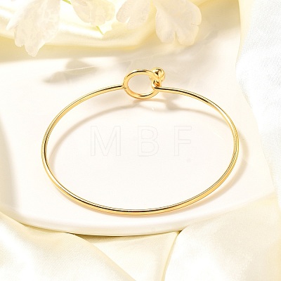 304 Stainless Steel Bangle BJEW-H530-01G-1