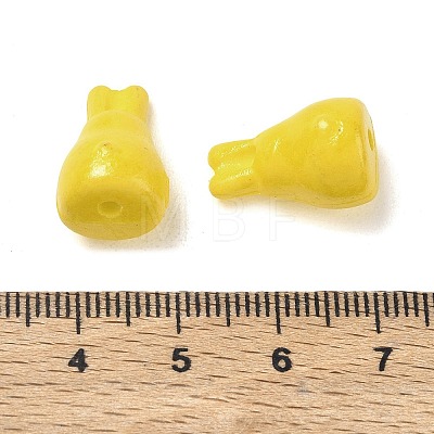 Vintage Handmade Porcelain Beads PR-CBA4F13-B09-1