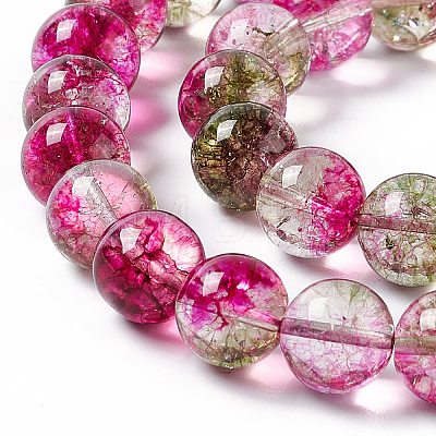 K9 Glass Imitation Cherry Quartz Beads Strand GLAA-G086-01C-1