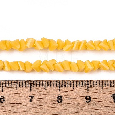 Opaque Glass Beads Strands GLAA-N019-4mm-22-1