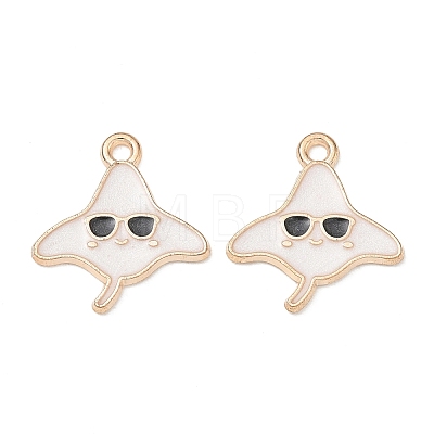 Alloy Enamel Pendants AL-CBAE435-17G-01-1