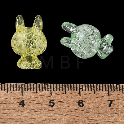 Transparent Crackle Acrylic Beads AC-CBA4496-08-1