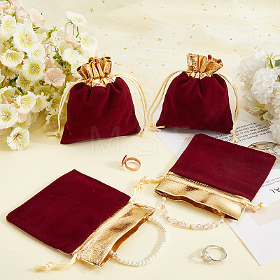 Rectangle Velvet Jewelry Pouches Bags TP-BBC0001-09B-02-1