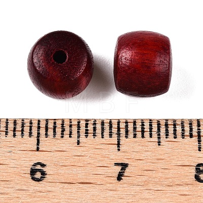 Natural Wood Apple Beads WOOD-N016-50-1