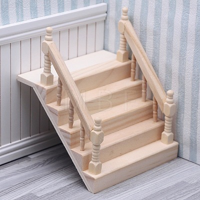 Wood Stairs Ornaments PW-WG76809-01-1