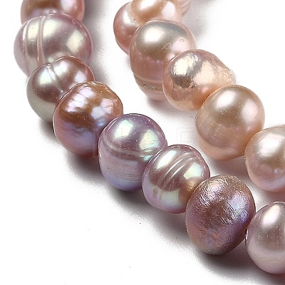 Natural Cultured Freshwater Pearl Beads Strands PEAR-L033-05B-01-1