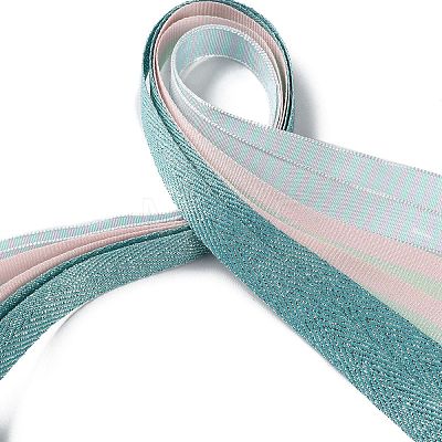 18 Yards 6 Styles Polyester Ribbon SRIB-Q022-F10-1