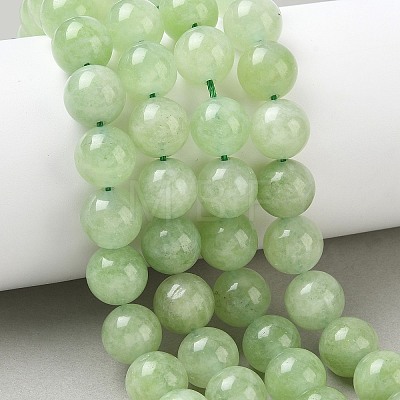Dyed Natural Malaysia Jade Beads Strands G-G021-01D-04-1