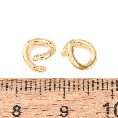 Alloy Locking Jump Rings AL-B004-02G-A-1