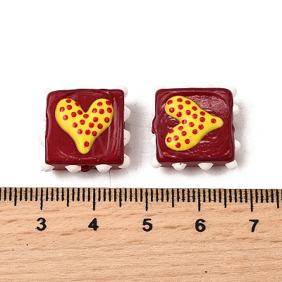 Handmade Lampwork Enamel Beads LAMP-S079-09F-1