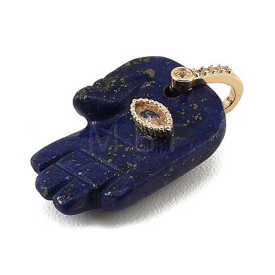 Dyed Natural Lapis Lazuli Carved Pendants GG-CBA5963-01C-NH-1