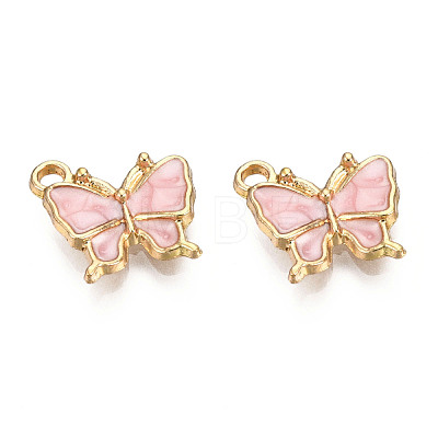 Light Gold Plated Alloy Charms ENAM-T009-03E-1