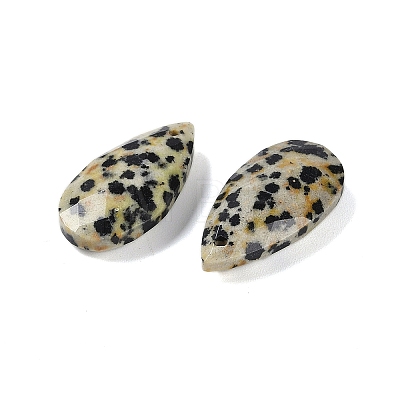 Natural Dalmatian Jasper Pendants G-C140-05K-1