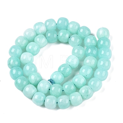 Dyed Natural White Jade Beads Strands G-T138-S09-1