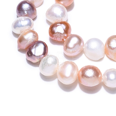 Natural Cultured Freshwater Pearl Beads Strands PEAR-T003-10-1