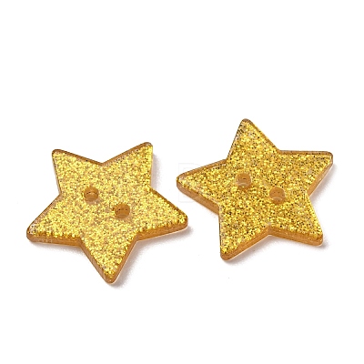2-Hole Transparent Resin Buttons LS-RE-CBAEB16-09-1