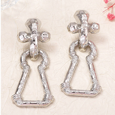 Zinc Alloy Dangle Earrings for Women WG73244-02-1