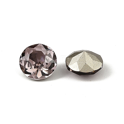 Glass Rhinestone Cabochons GLAA-A018-8mm-001GK-1