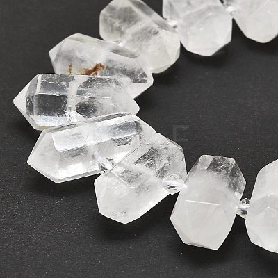 Natural Quartz Crystal Beads Strands G-F715-040B-1