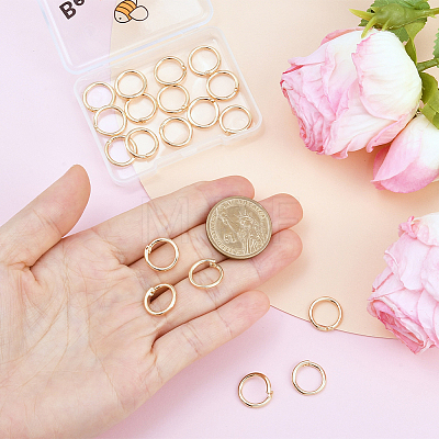20Pcs Brass Open Jump Rings KK-BBC0023-10E-1