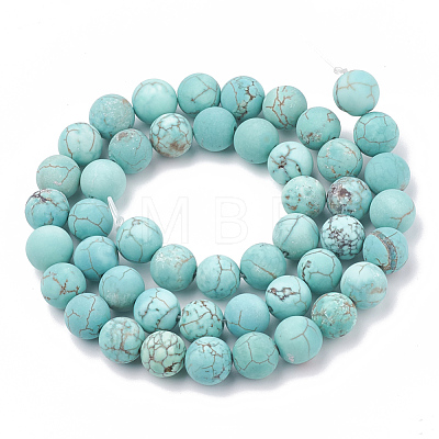 Natural Magnesite Beads Strands G-T106-184-1-1