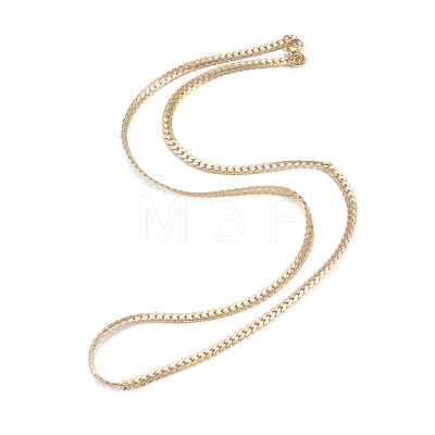 Men's 201 Stainless Steel Cuban Link Chain Necklaces NJEW-G340-01G-1