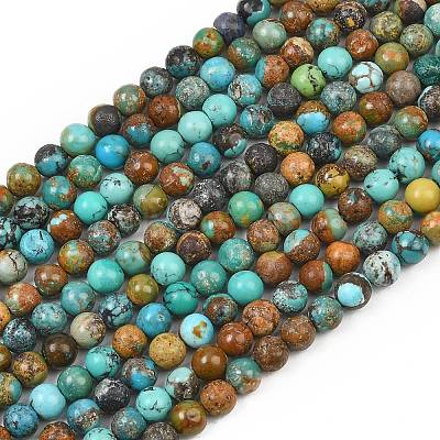 Natural Anhui Turquoise Beads Strands GG-CBA5BAE-C01-1