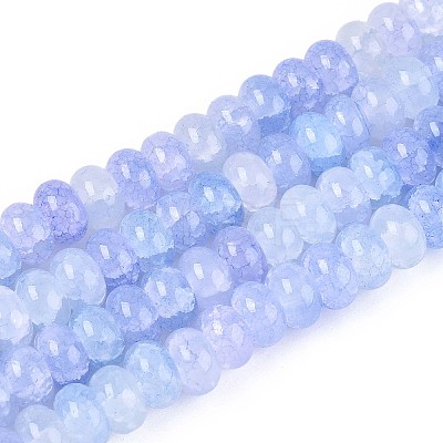Glass Beads Strands GLAA-N059-5x8mm-08-1
