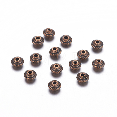 Tibetan Style Alloy Spacer Beads RLFH10167Y-01R-1