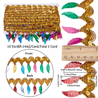 Polyester Braid Sequin Trimming OCOR-WH0085-03B-1