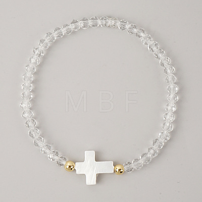Bohemian Glass Beads Stretch Bracelets KO2121-10-1