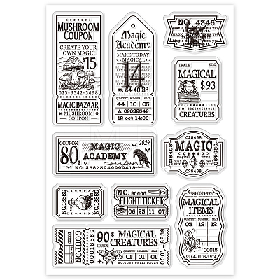 Custom Summer Theme PVC Plastic Clear Stamps DIY-WH0631-0140-1