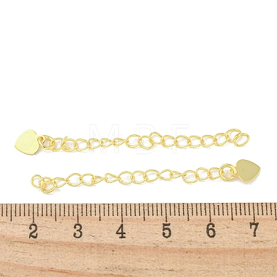 Rack Plating Brass Chain Extender FIND-T071-16G-02-1