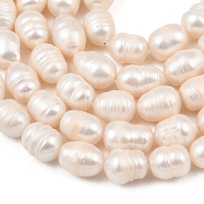 Natural Cultured Freshwater Pearl Beads Strands PEAR-F020-24A-1