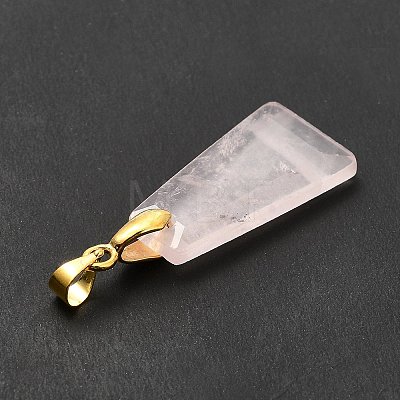 Natural Rose Quartz Pendants G-C045-01H-G-1