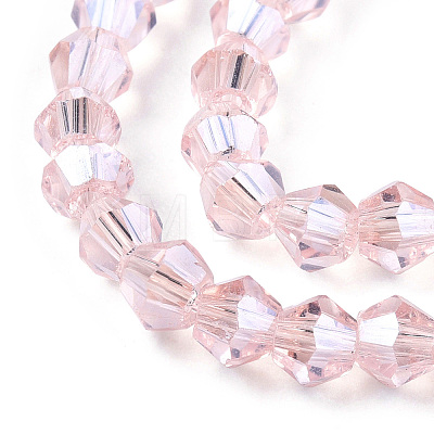Transparent Electroplate Glass Beads Strands LS-GLAA-F029-2mm-C26-1