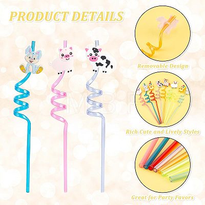 PET Spiral Drinking Straws FEPA-WH0001-07-1