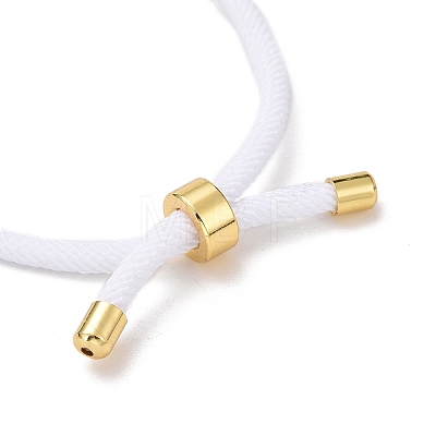 Adjustable Polyester Cord Bracelet Making MAK-C001-01E-1