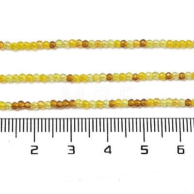 Transparent Glass Beads Strands GLAA-H027-01H-1