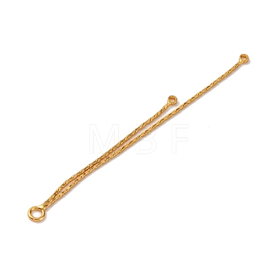 Brass Coreana Chain Tassel Big Pendants KK-G510-06G-1