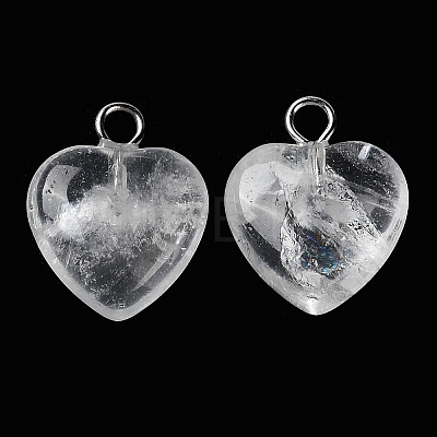 Natural Quartz Crystal Pendants G-E603-01P-10-1