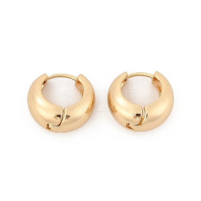 Brass Hoop Earrings for Women EJEW-U041-02G-1