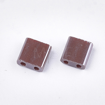 2-Hole Opaque Glass Seed Beads SEED-S023-27C-04-1