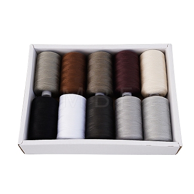 10 Colors Polyester Sewing Thread PW-WG34EA6-05-1