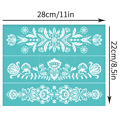 Self-Adhesive Silk Screen Printing Stencil DIY-WH0338-089-1