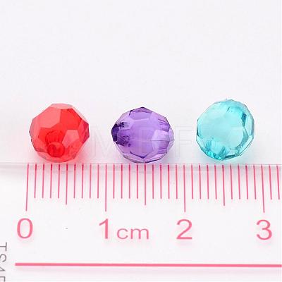 Transparent Acrylic Beads TACR-S113-7mm-M-1