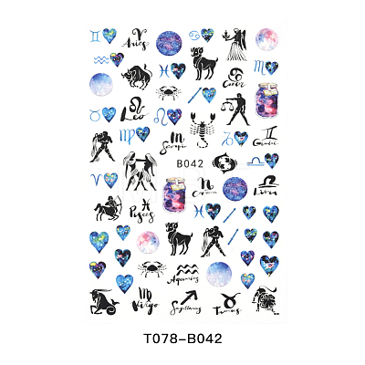 Nail Decals Stickers MRMJ-T078-B042-1